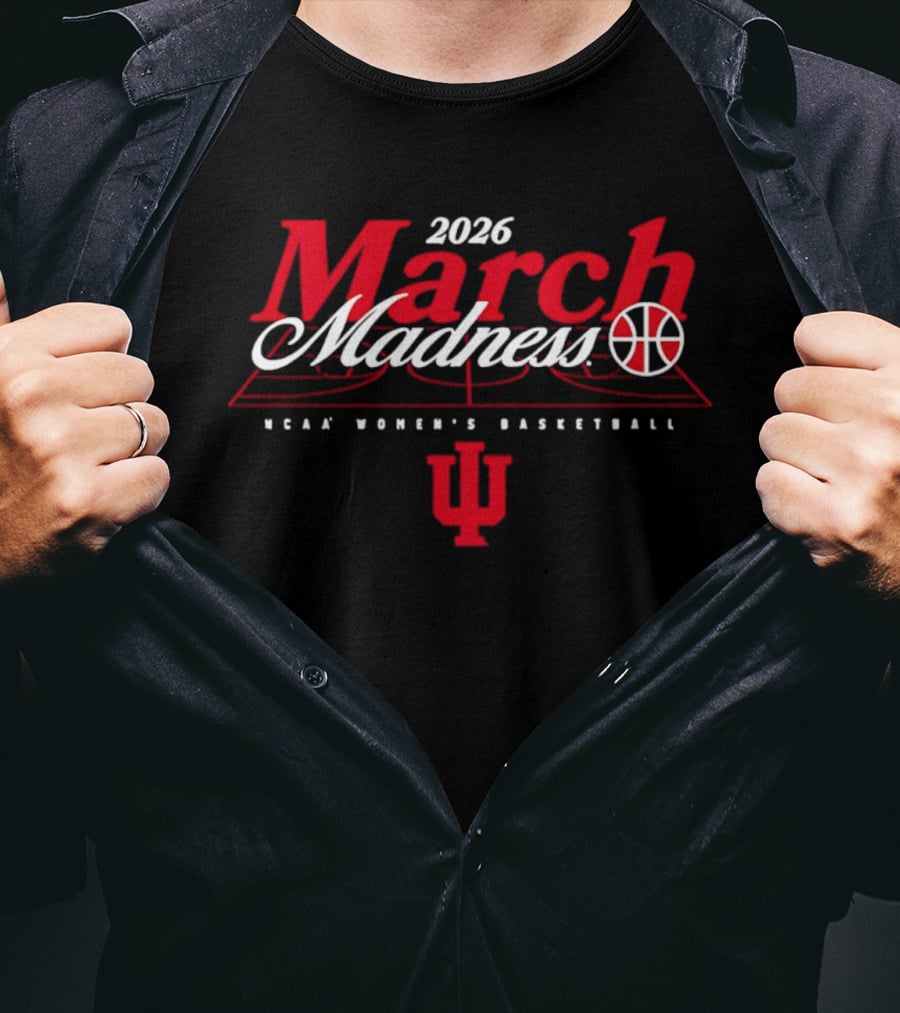 2026 March Madness NCAA Women's Basketball Indiana University T-Shirt