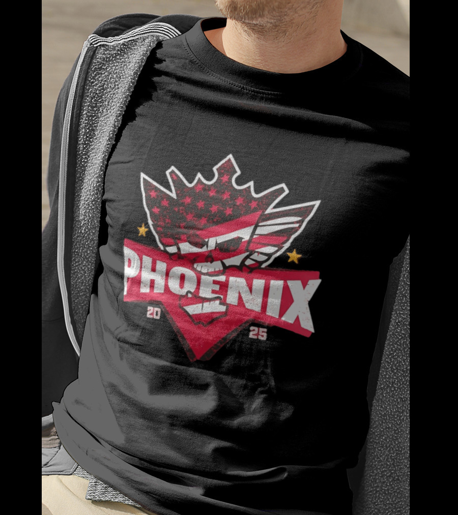 Cody Rhodes Phoenix Nightmare 2025 WWE Star Stripes Skull T-Shirt