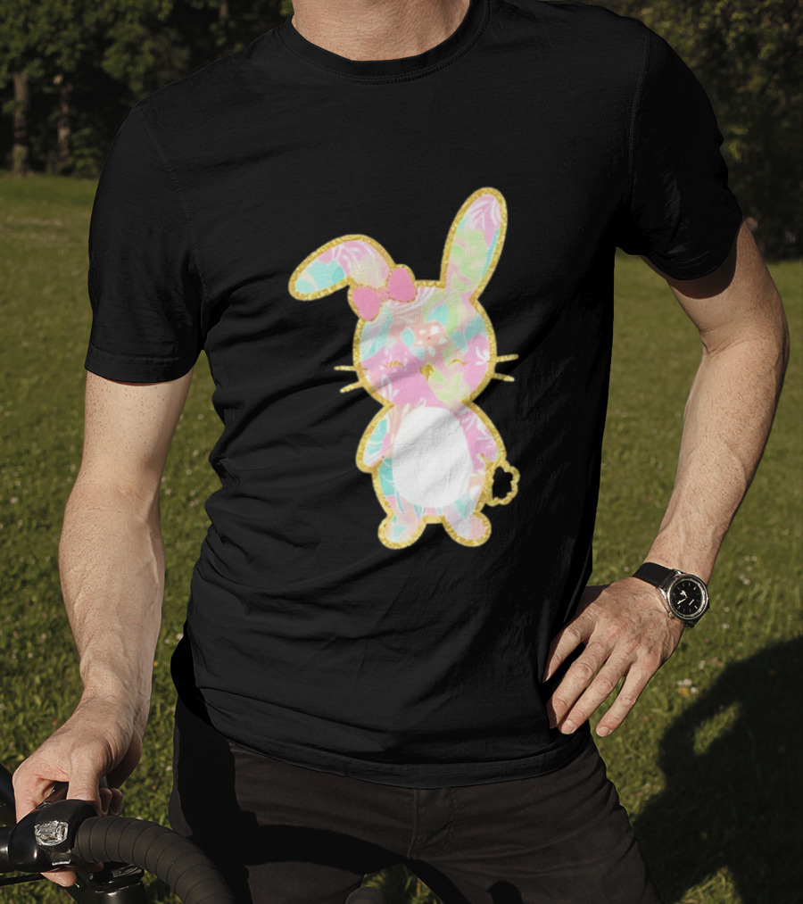 Palm Beach Pastel Preppy Bunny Easter Aesthetic T-Shirt