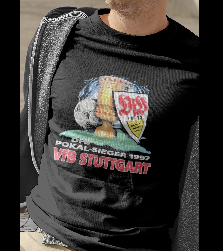 DFB Pokal Sieger 1997 VfB Stuttgart Trophy Ball T-Shirt