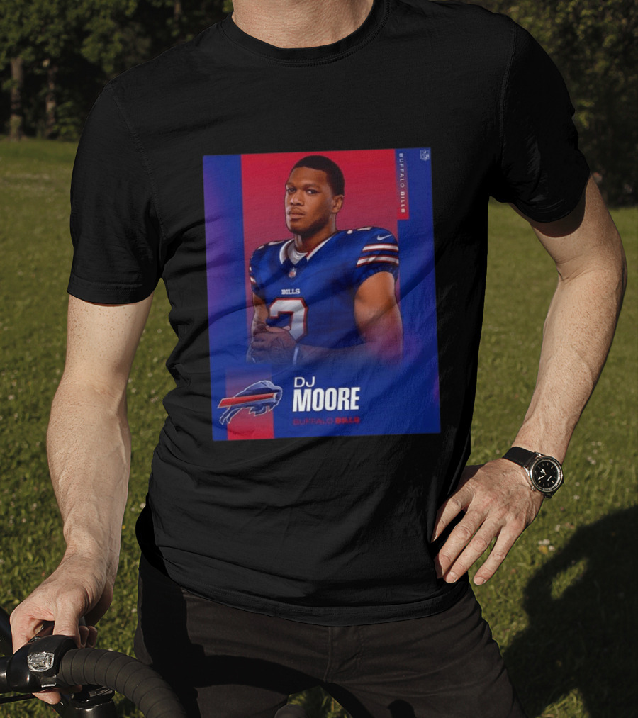 DJ Moore Buffalo Bills 2026 NFL Team Edition T-Shirt