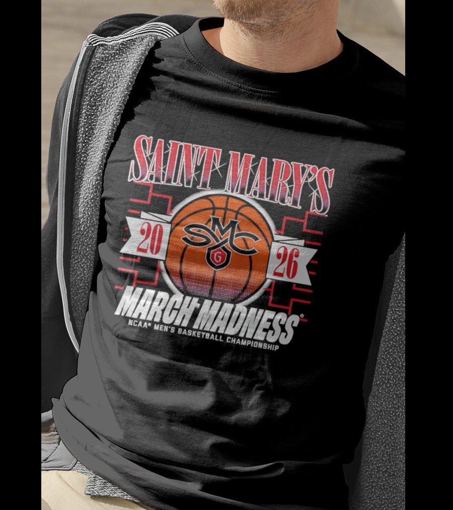 Saint Mary's Gaels 2026 NCAA Men's Basketball Championship March Madness T-Shirt