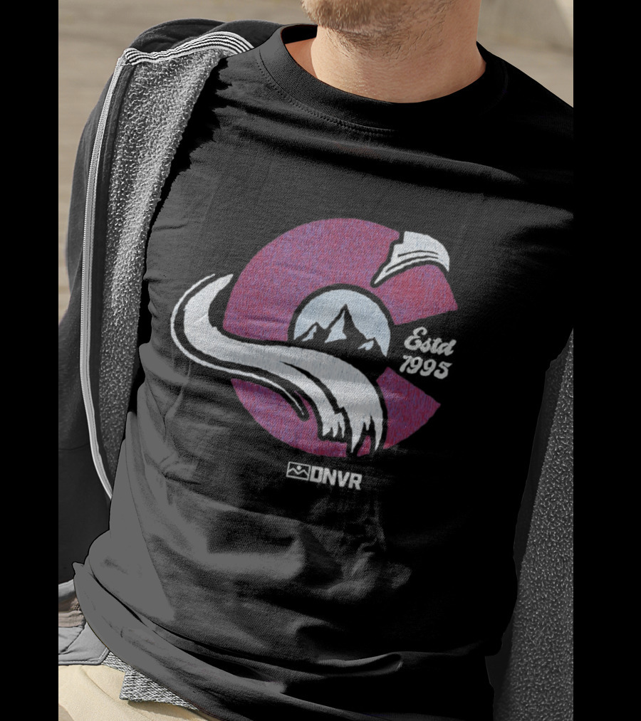 DNVR Colorado Avalanche Ice Hockey Est 1995 T-Shirt