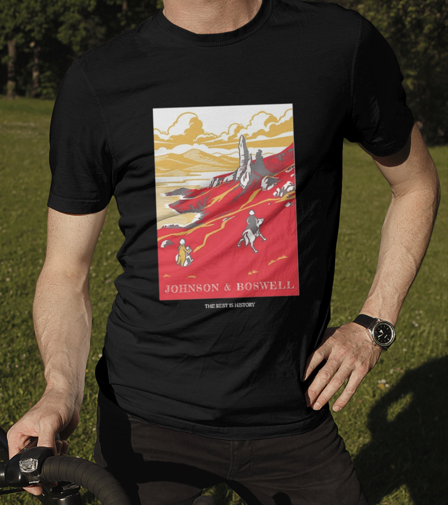 Johnson And Boswell Journey Through Red Landscape And History T-Shirt