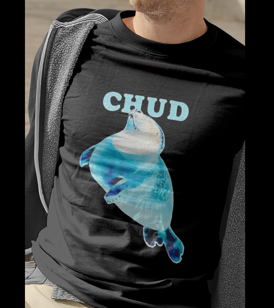 CHUD Seal Floating In Blue Water T-Shirt