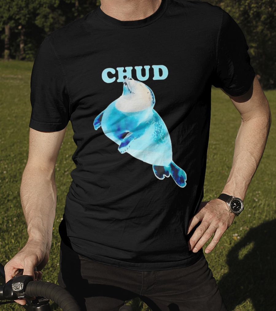 CHUD Seal Floating In Blue Water T-Shirt