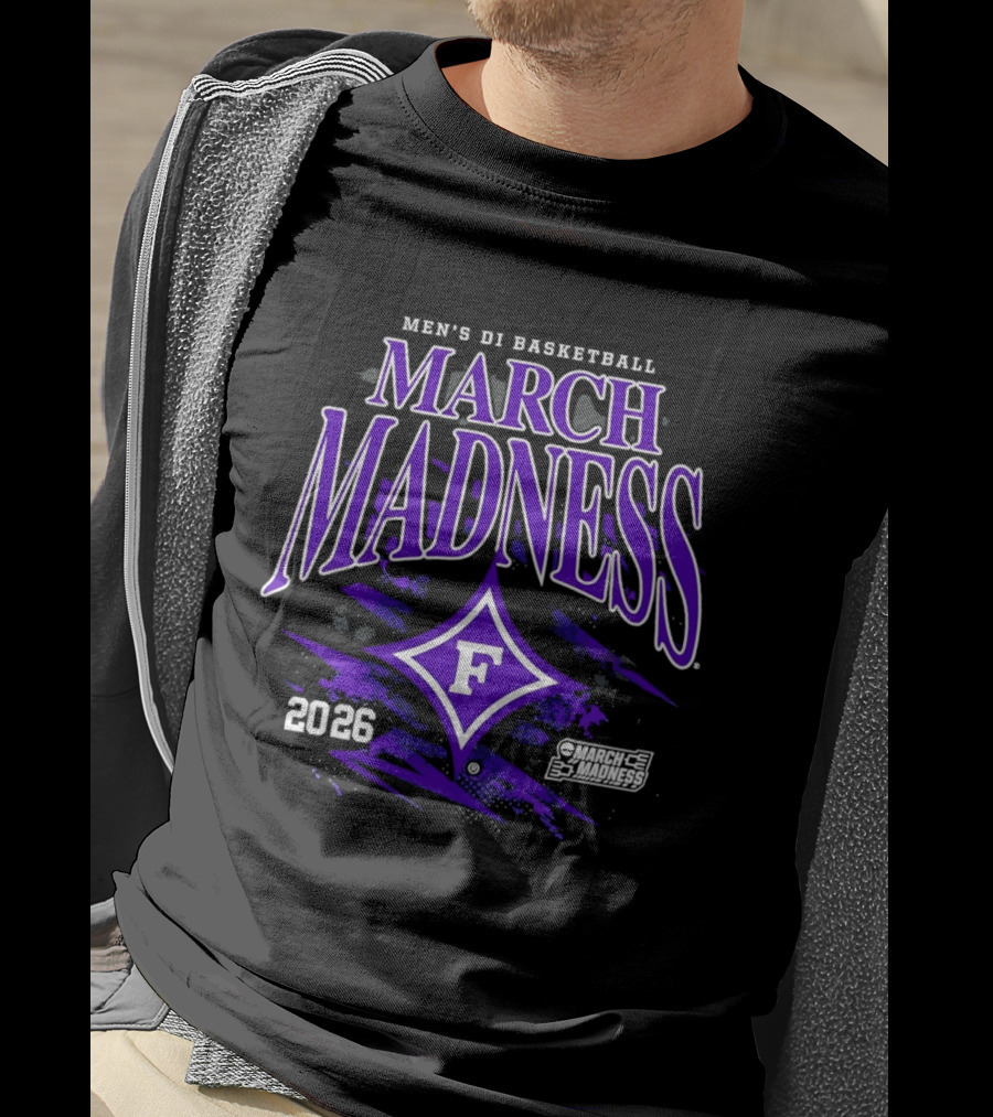 Men's DI Basketball Furman 2026 March Madness T-Shirt