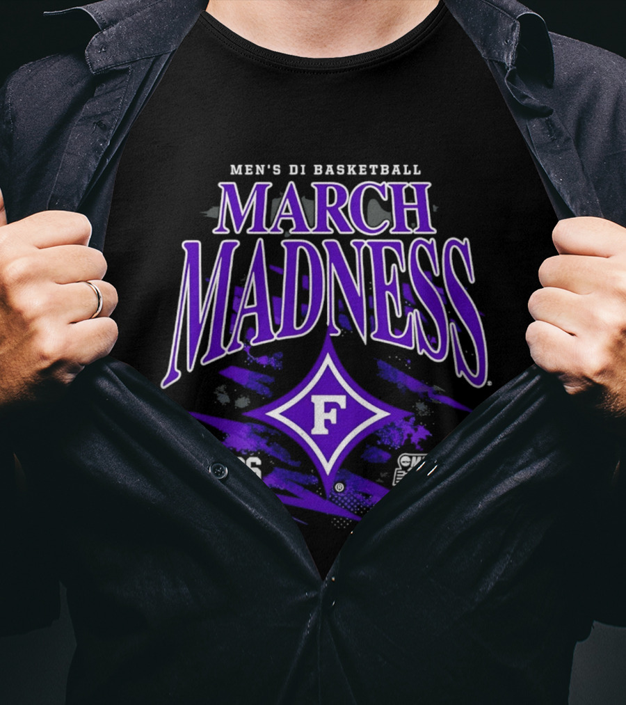 Men's DI Basketball Furman 2026 March Madness T-Shirt
