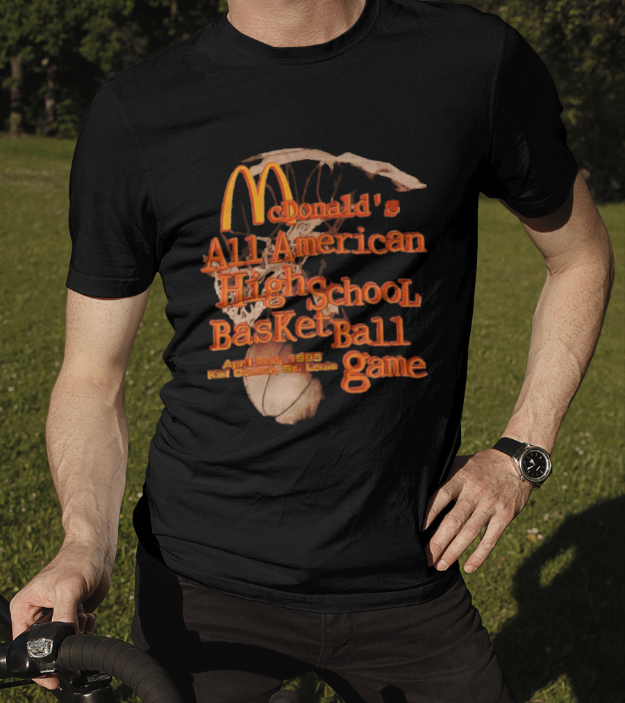McDonald's All American High School Basketball Game April 2nd 1995 Kiel Center St. Louis T-Shirt