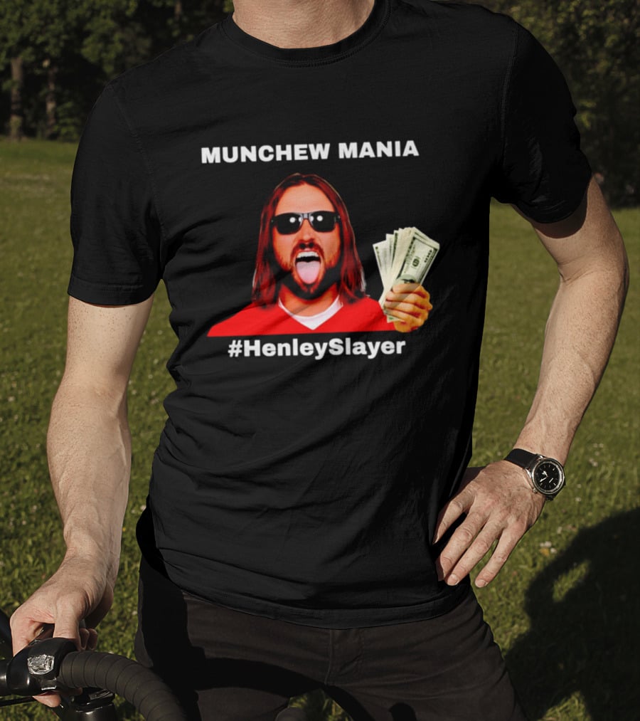 MUNCHEW MANIA #HenleySlayer Money And Sunglasses T-Shirt