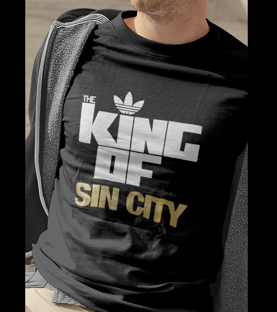 The King Of Sin City Adidas Trefoil T-Shirt