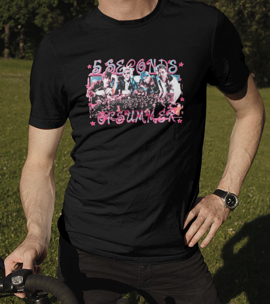 5 Seconds Of Summer New Concept 2026 Retro Band Aesthetic T-Shirt