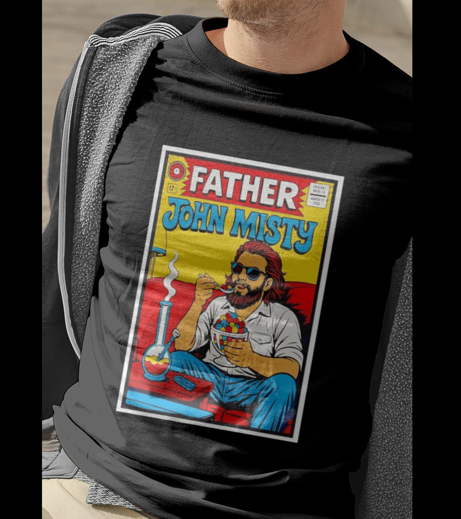 Father John Misty Trefort Music Hall March 27 2026 Comic T-Shirt