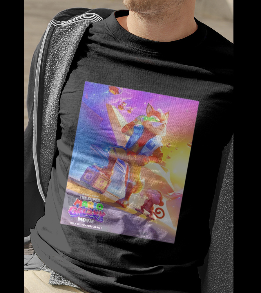 The Super Mario Galaxy Movie Featuring Fox McCloud Teaser T-Shirt