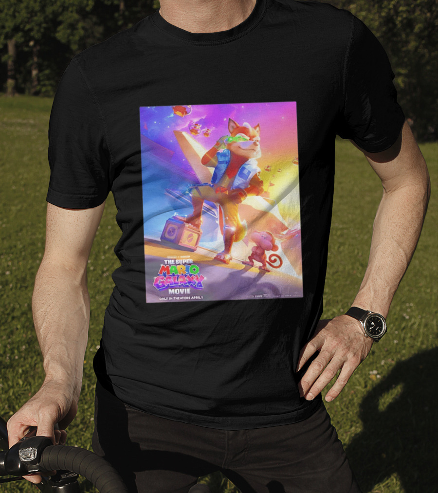 The Super Mario Galaxy Movie Featuring Fox McCloud Teaser T-Shirt