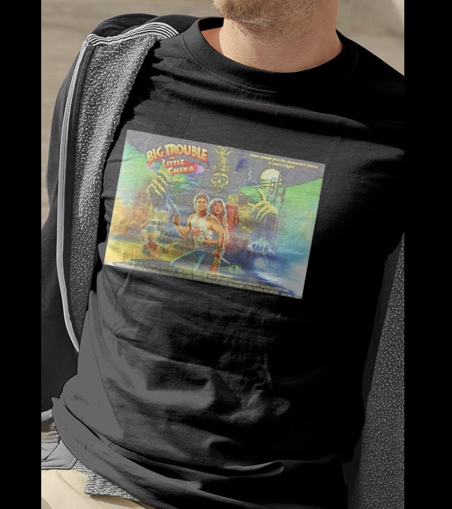Big Trouble In Little China Culture Pop Movie Art Featuring Classic Characters T-Shirt