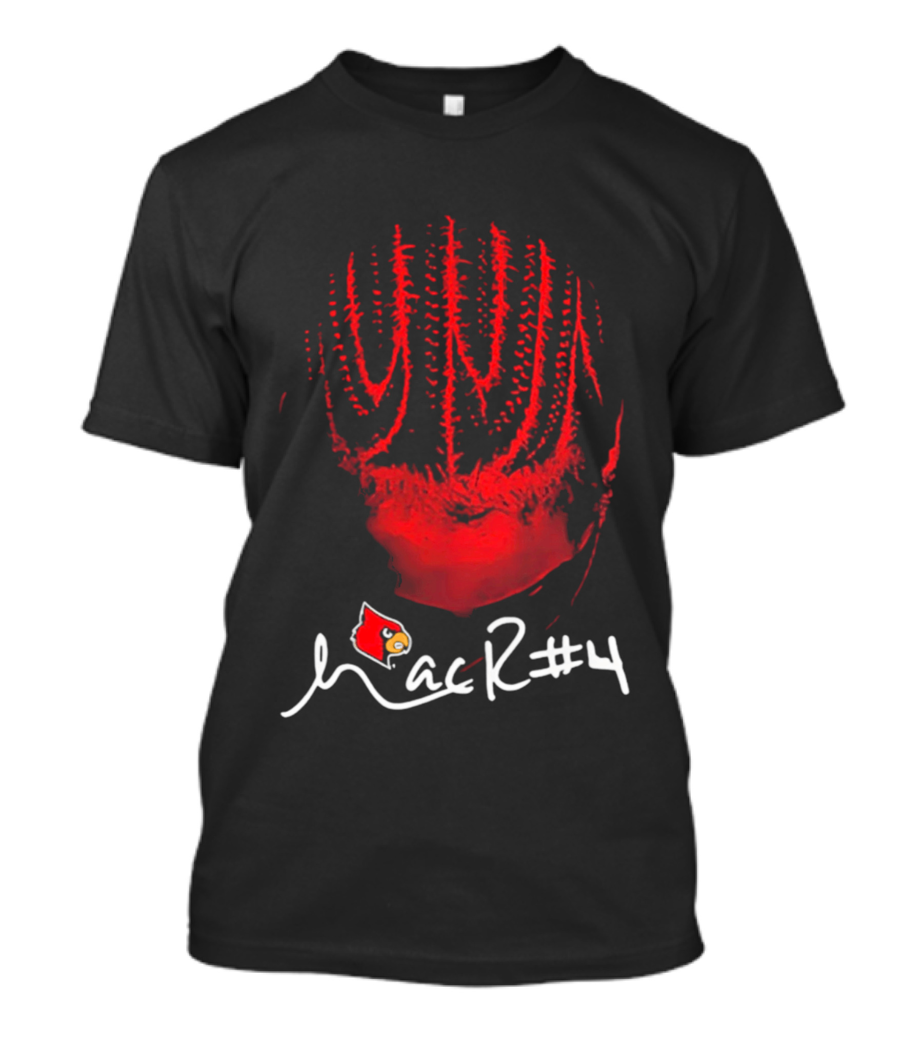 Louisville Cardinals Mackenzie Randolph #4 Signature T-Shirt