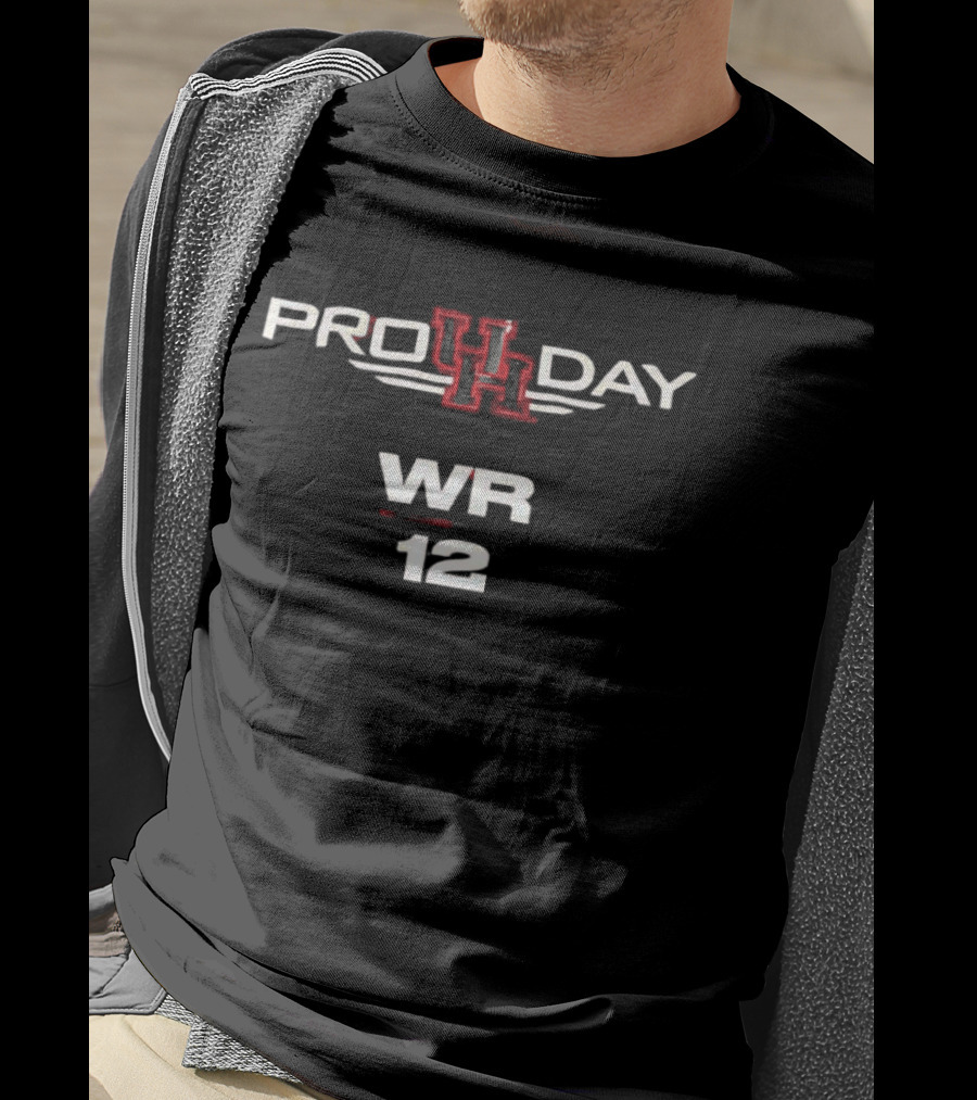 Houston Cougars Pro Day WR 12 T-Shirt