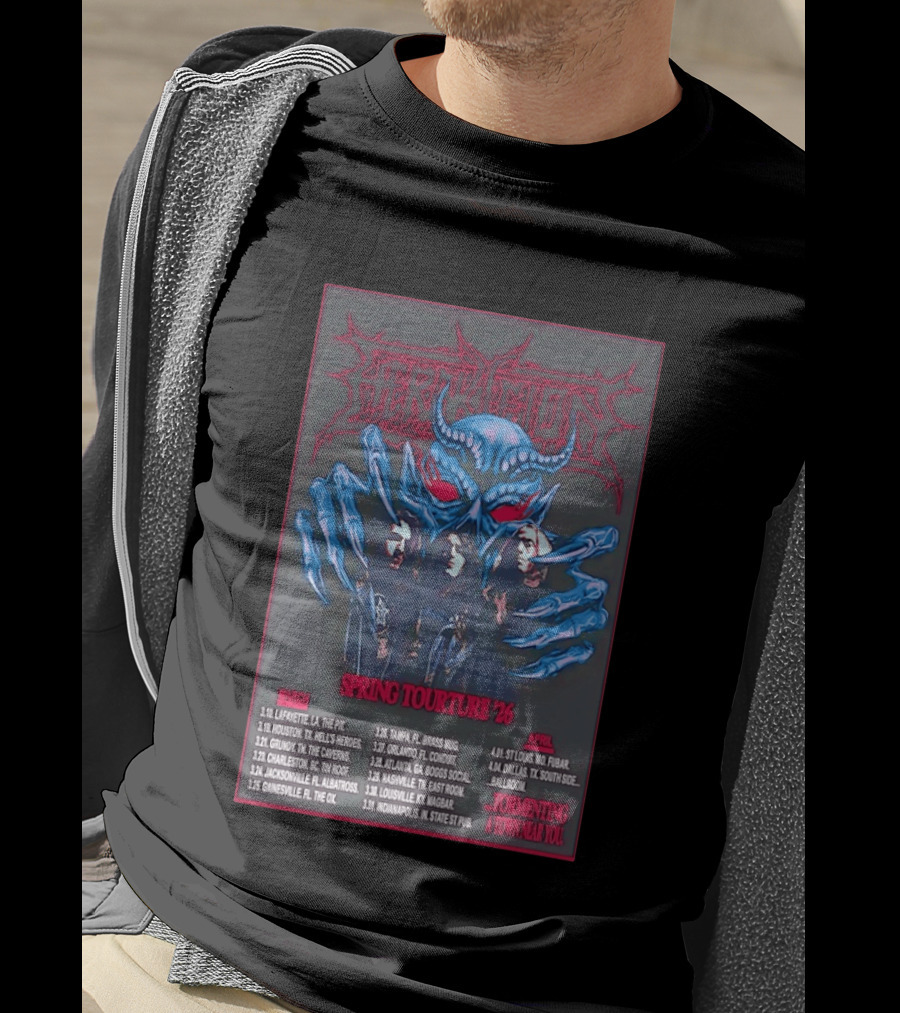 Hercules Spring Tourture '26 Tormenting A Town Near You T-Shirt
