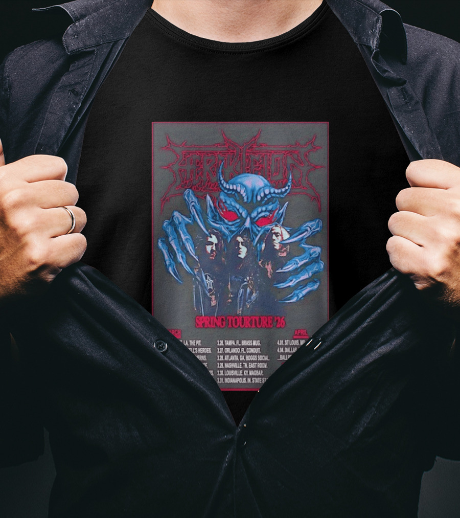 Hercules Spring Tourture '26 Tormenting A Town Near You T-Shirt