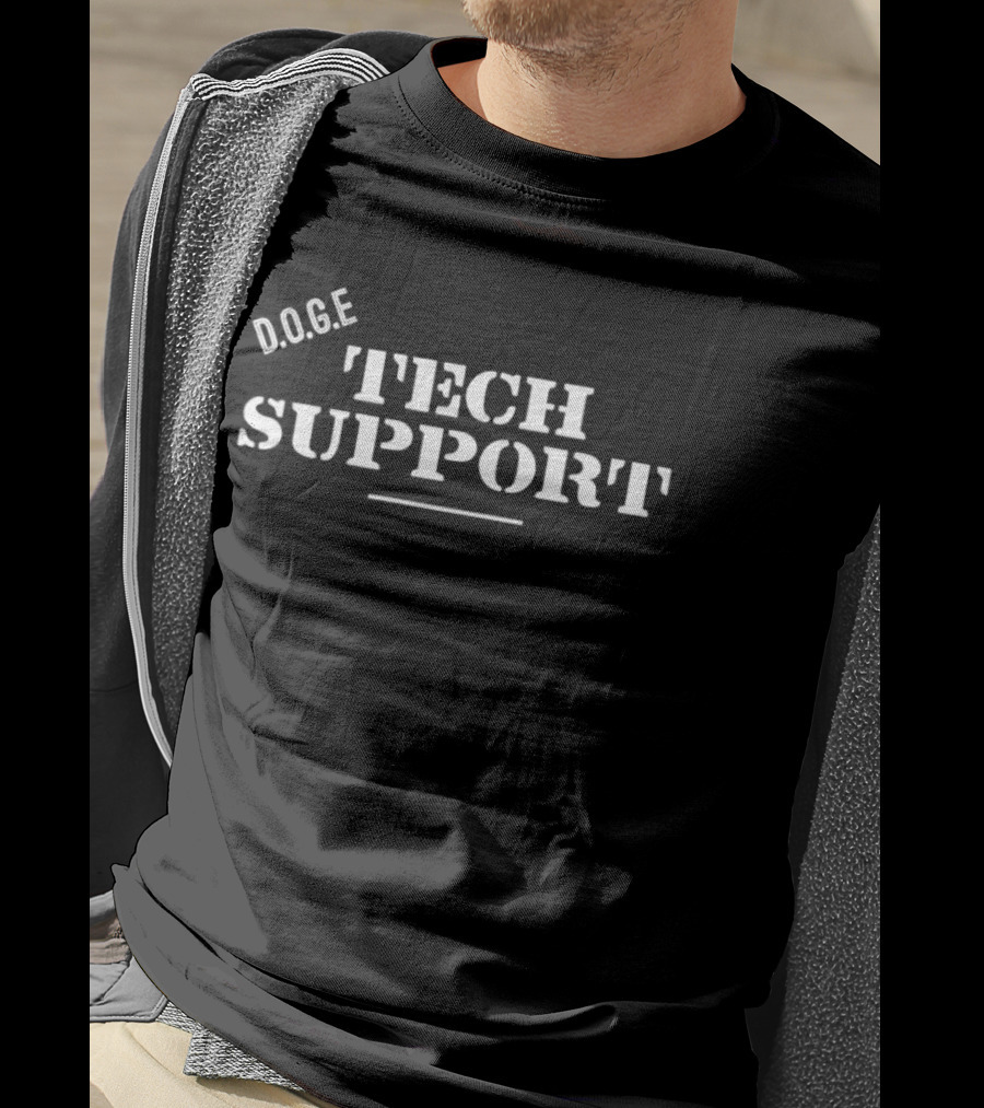 D.O.G.E Tech Support Meme Humor Blockchain Cryptocurrency Enthusiasts T-Shirt