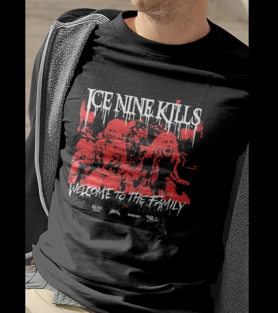 Ice Nine Kills Welcome To The Family Horror Scene T-Shirt