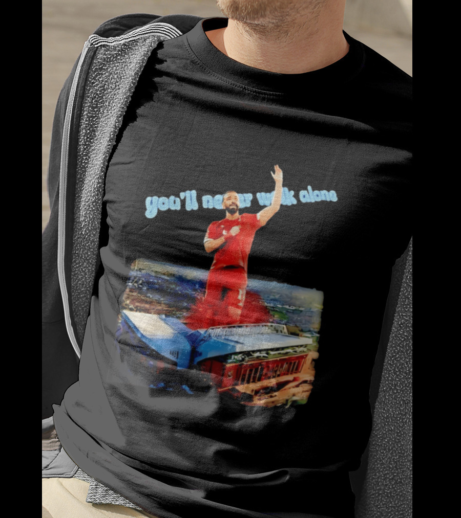 Mohamed Salah You'll Never Walk Alone Liverpool FC Stadium T-Shirt
