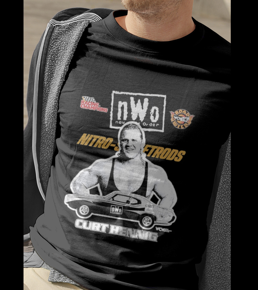 Mr. Perfect Curt Hennig NWo New World Order WCW Nitro Racing Champions Road Wild T-Shirt