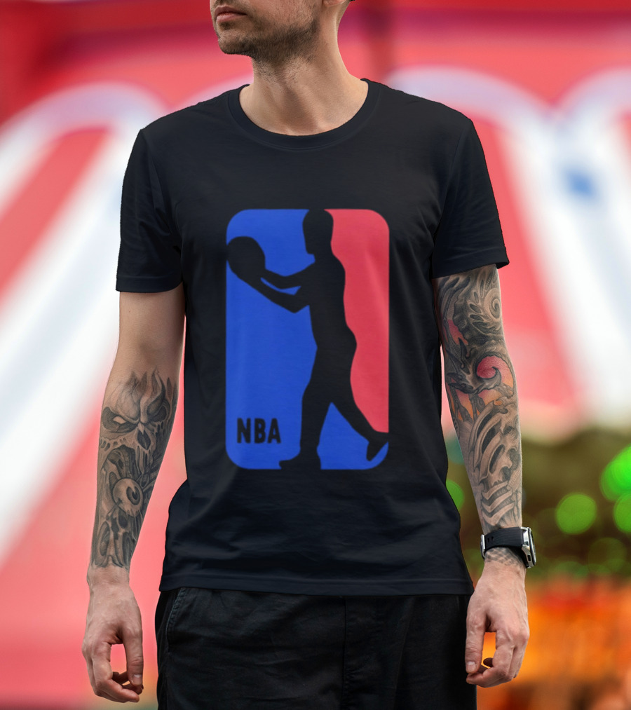 NBA Basketball Player Blue Red T-Shirt