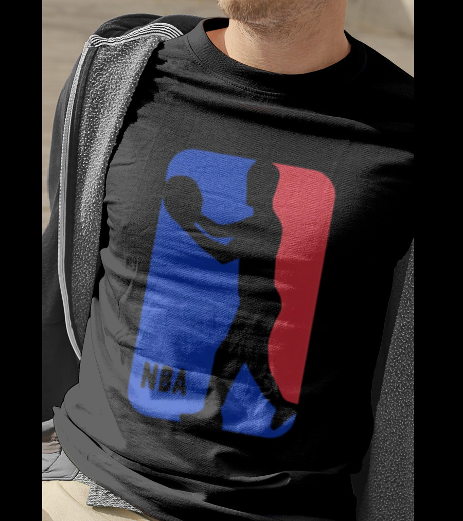 NBA Basketball Player Blue Red T-Shirt