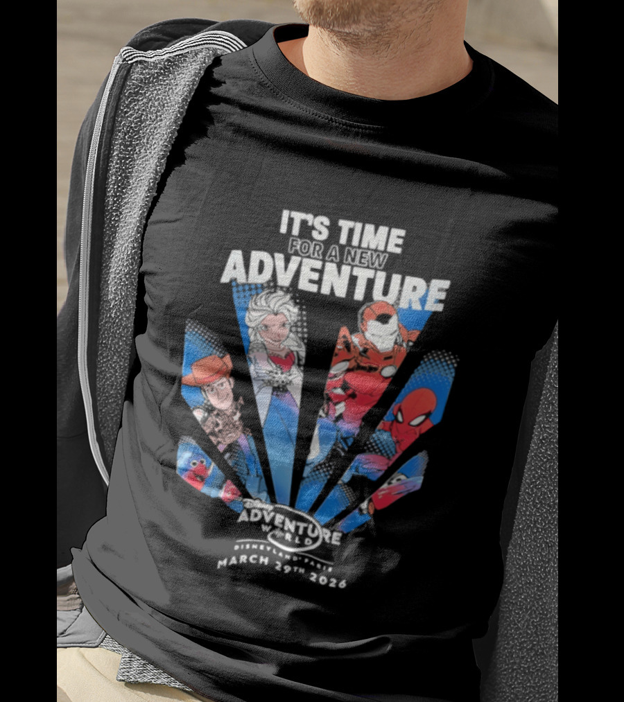It's Time For A New Adventure At Disney March 29th 2026 T-Shirt