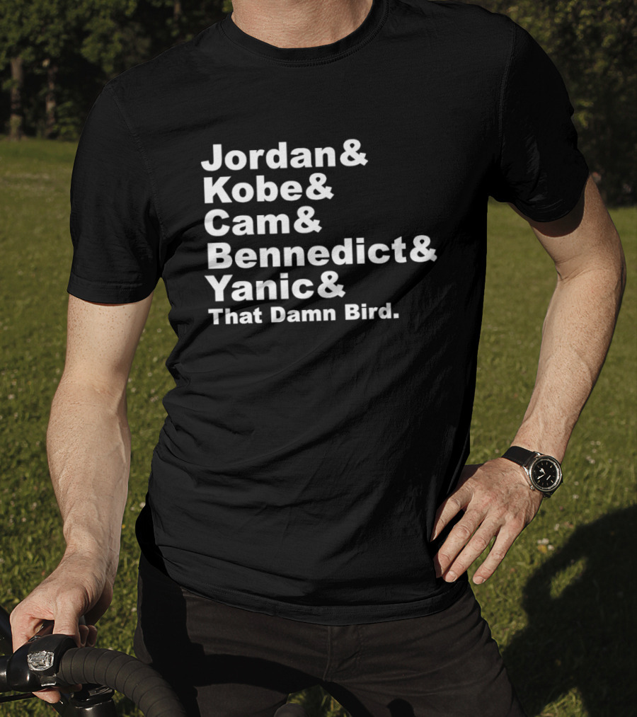 Jordan Kobe Cam Bennedict Yanic Los Angeles Clippers That Damn Bird T-Shirt
