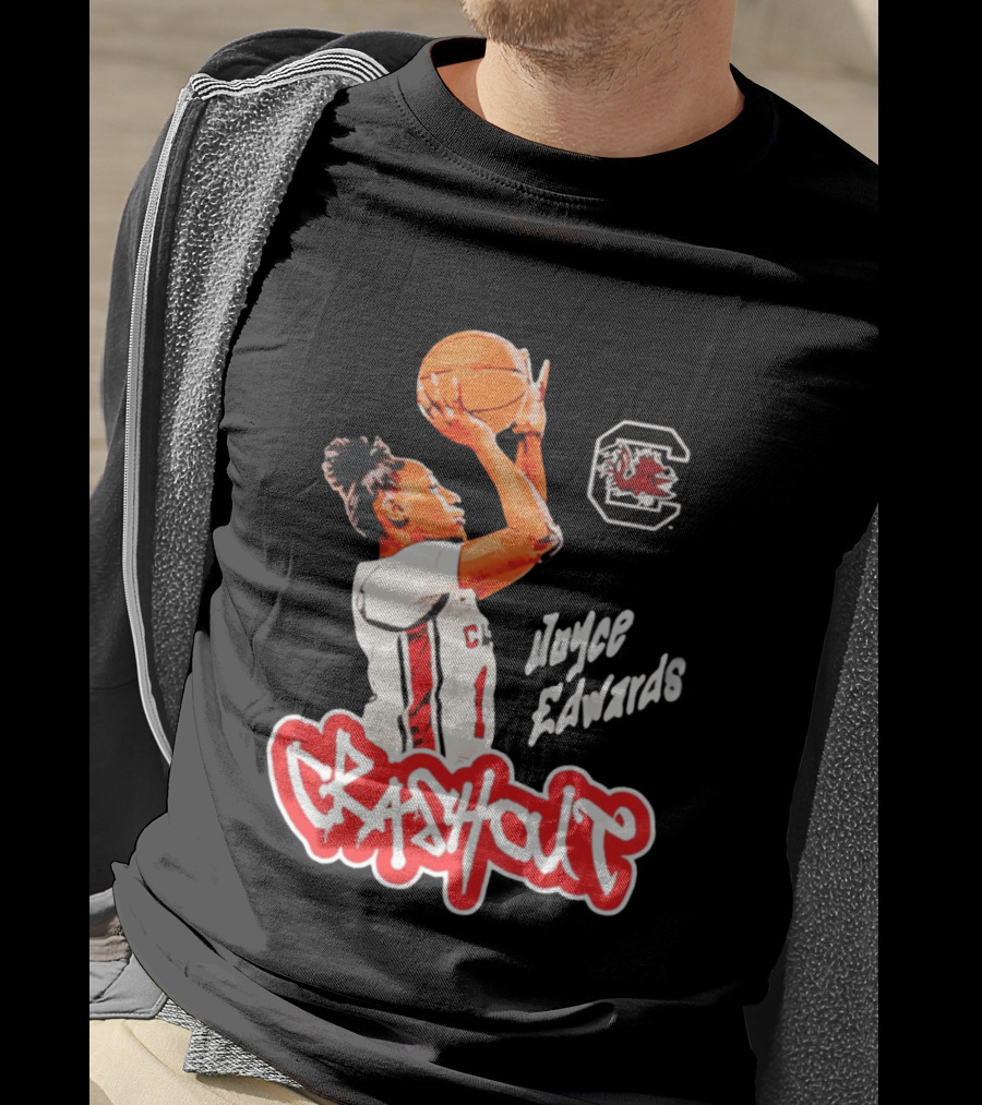 Joyce Edwards Crashout South Carolina Gamecocks Basketball T-Shirt