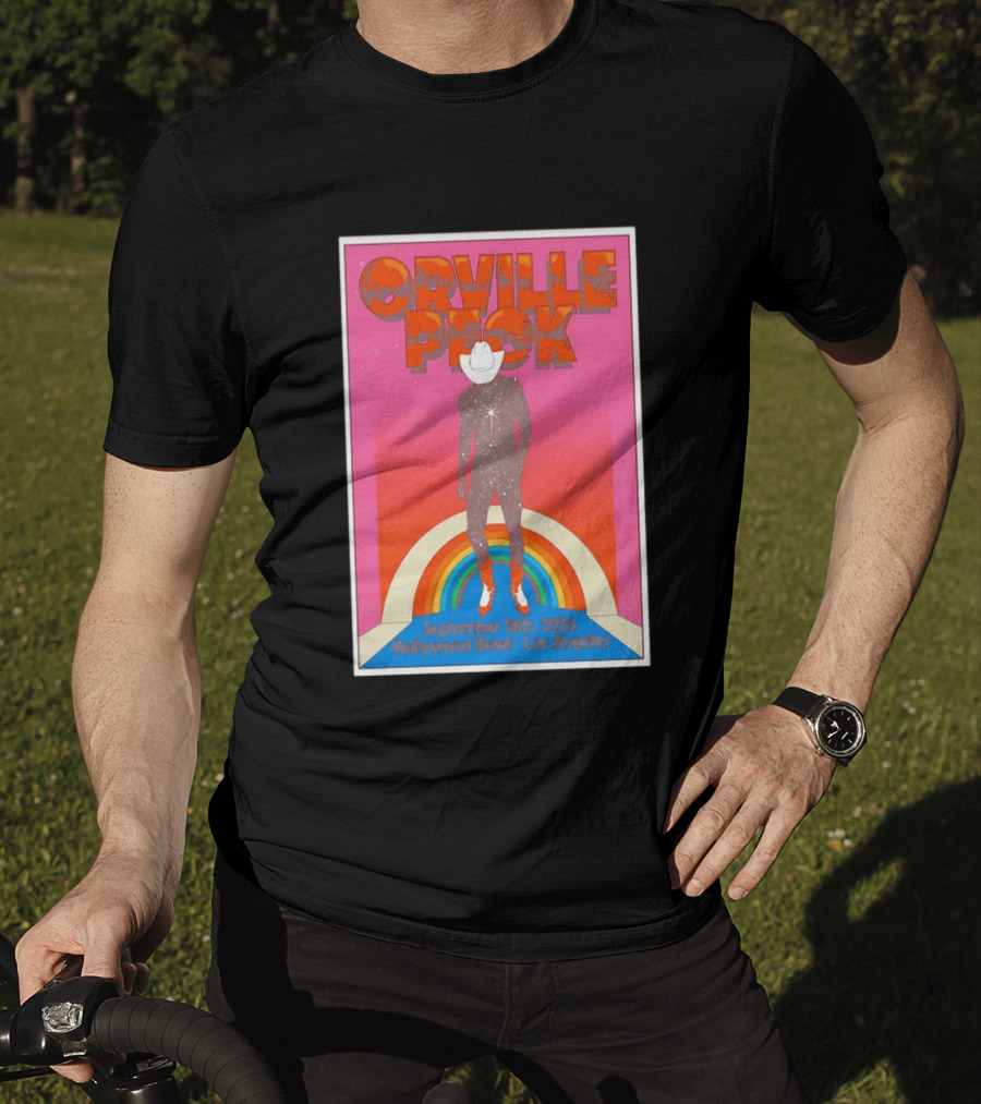 Orville Peck Hollywood Bowl Los Angeles September 18th 2026 Rainbow Cowboy T-Shirt