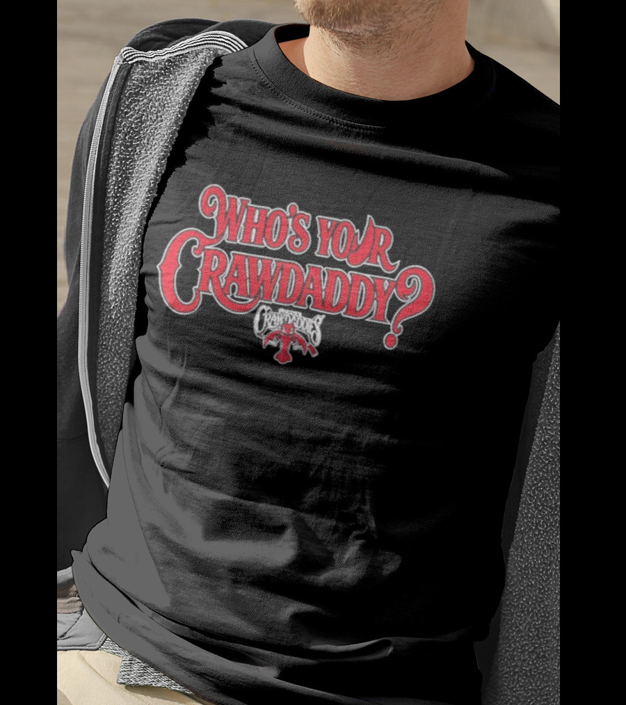 Pensacola Ice Flyers Who's Your Crawdaddy Red Crawfish T-Shirt