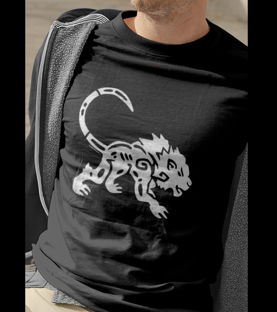 Wizard101 Hidden Temple Jaguars Embroidered White Jaguar T-Shirt