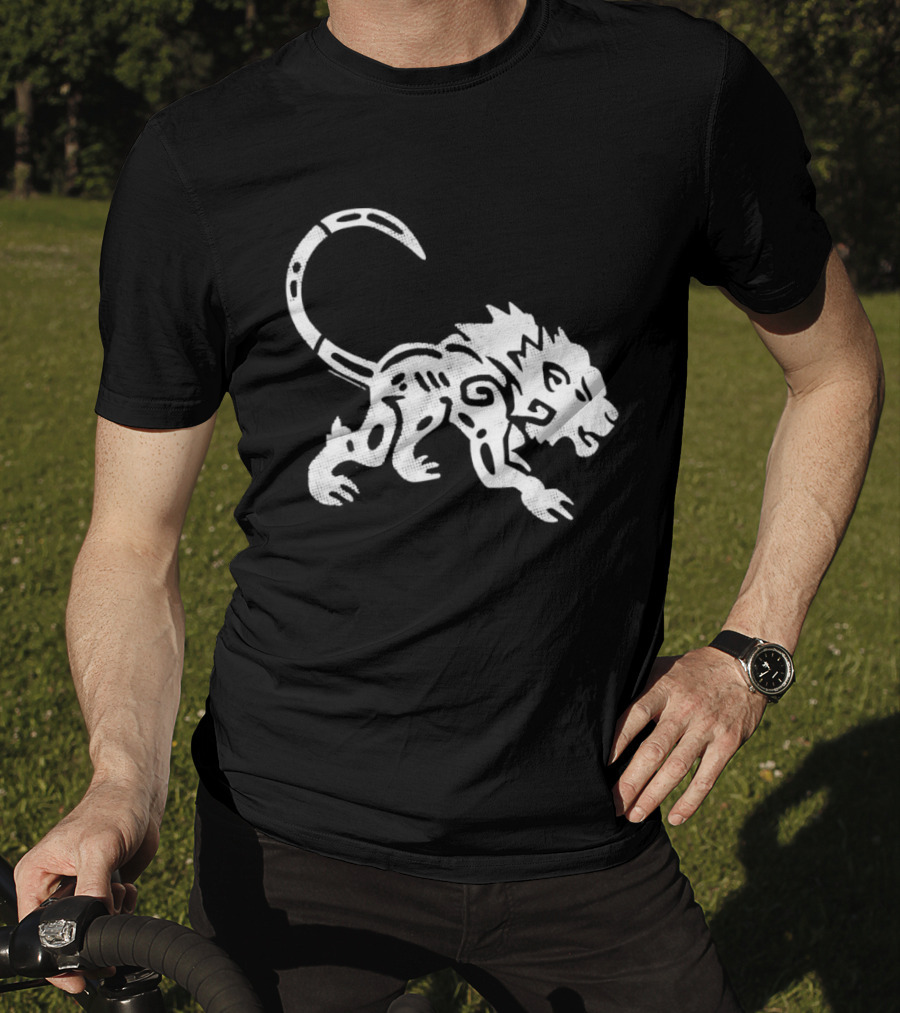 Wizard101 Hidden Temple Jaguars Embroidered White Jaguar T-Shirt
