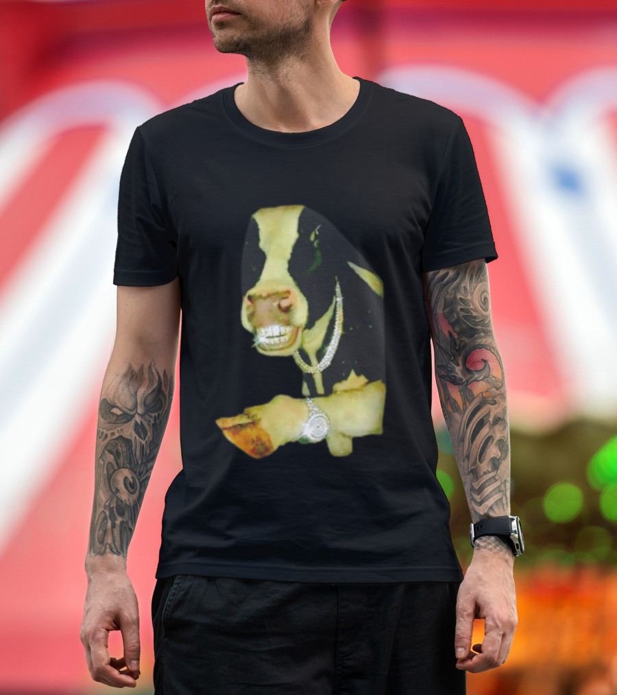 Rich Bull Grillz Bling Necklace And Jewelry T-Shirt