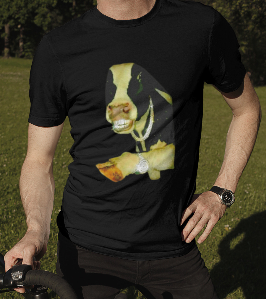 Rich Bull Grillz Bling Necklace And Jewelry T-Shirt