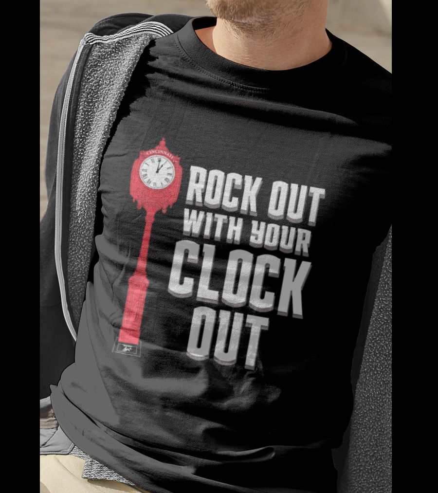 Rock Out With Your Clock Out Cincinnati Tower T-Shirt