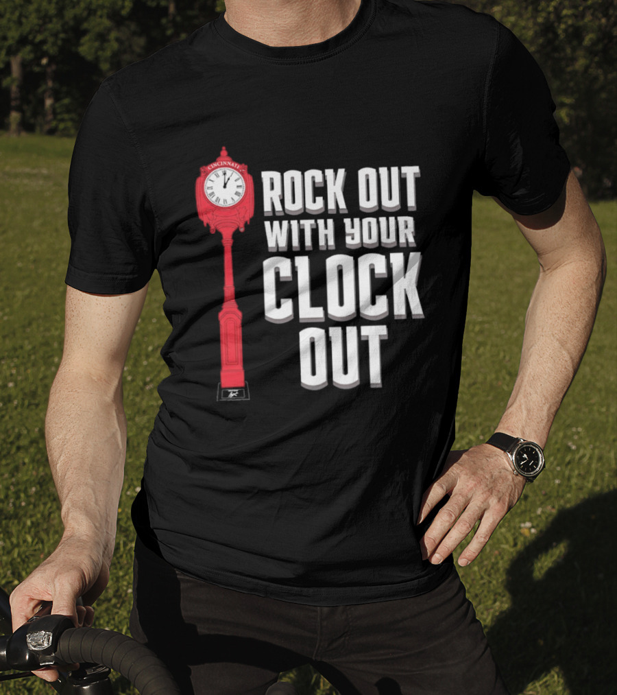Rock Out With Your Clock Out Cincinnati Tower T-Shirt