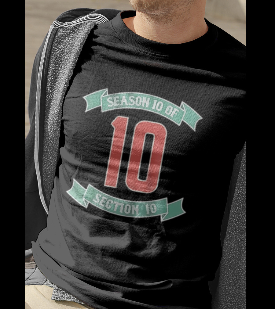 Season 10 Of Section 10 Retro Banner T-Shirt