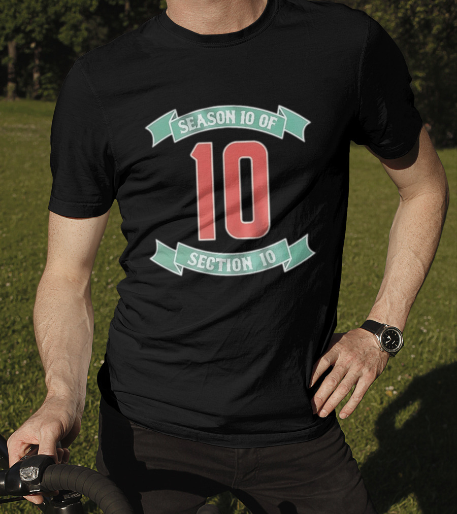 Season 10 Of Section 10 Retro Banner T-Shirt