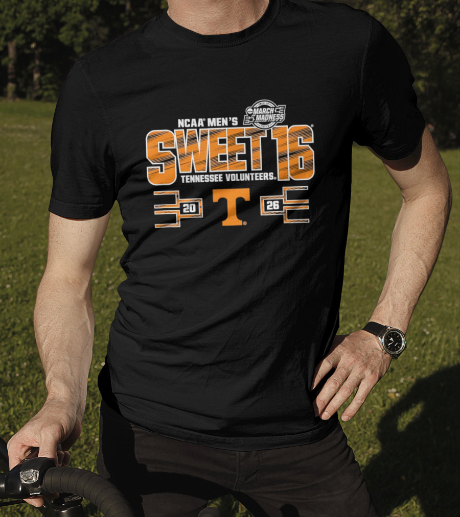 NCAA Men's 2026 Sweet 16 Tennessee Volunteers March Madness T-Shirt