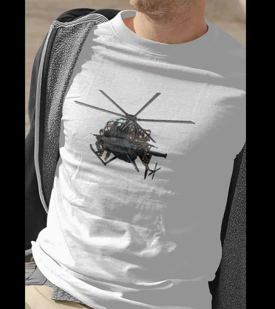 Anime Assault Tactical Helicopter Cartoon Troops T-Shirt
