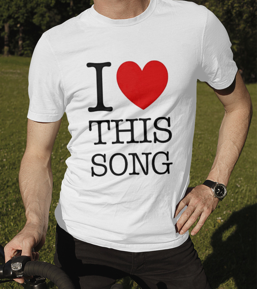 I Heart This Song Music Lover Enthusiast Trendy T-Shirt