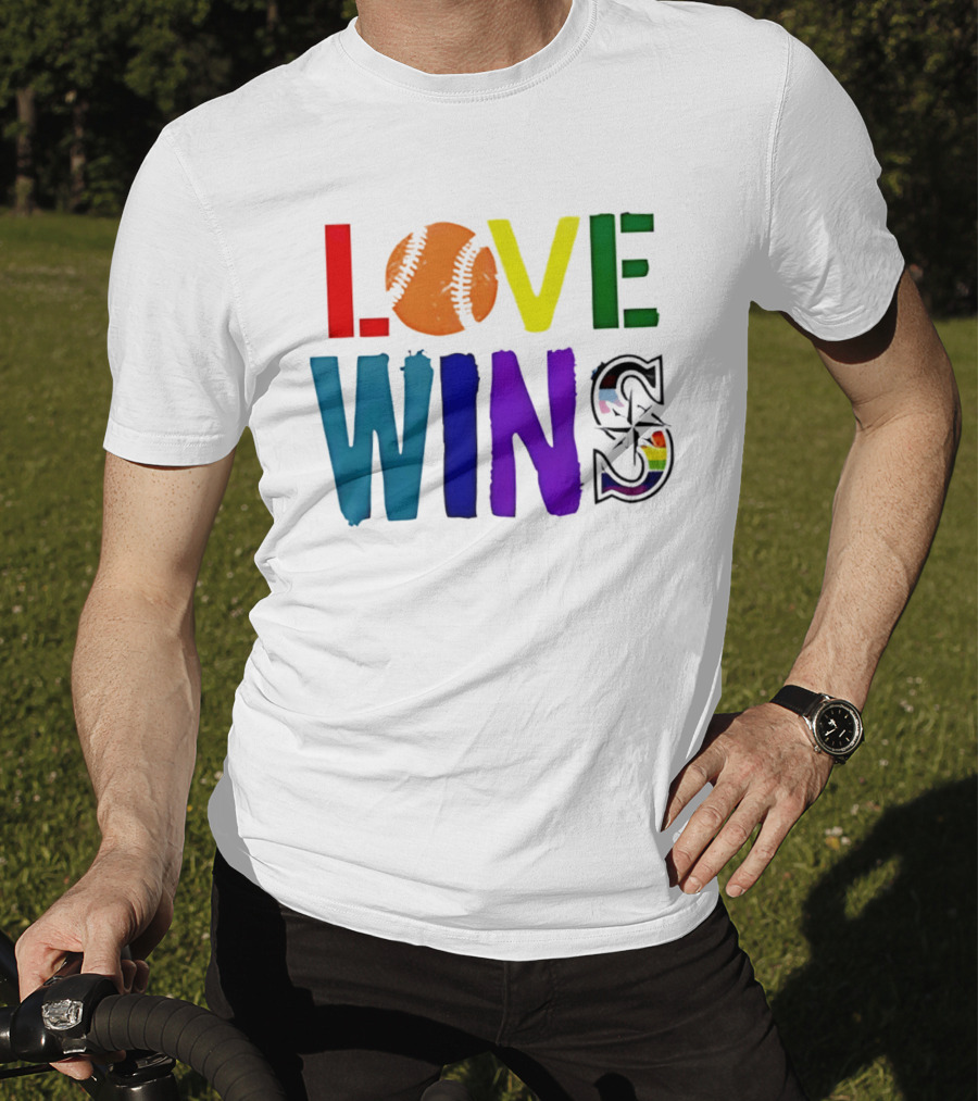 Seattle Mariners Love Wins Spirit Day 2026 T-Shirt