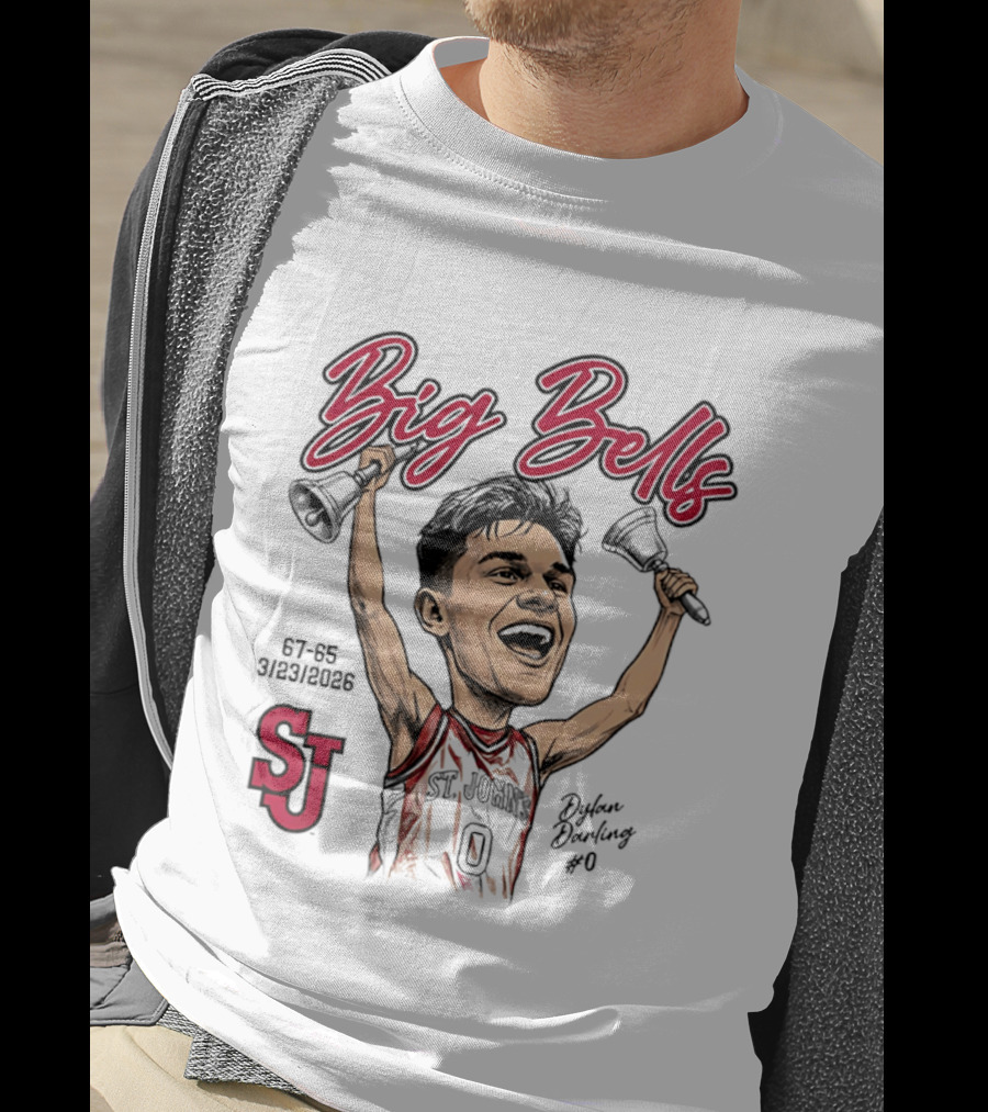 St. John's Red Storm Dylan Darling Big Bells Caricature 67 65 3/23/2006 T-Shirt