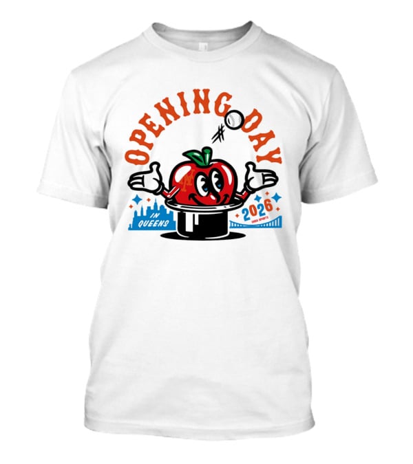 New York Mets Opening Day 2026 Queens Baseball T-Shirt