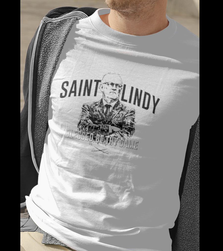 Saint Lindy Blessed Be Thy Game Lindy Ruff NHL Buffalo Sabres T-Shirt